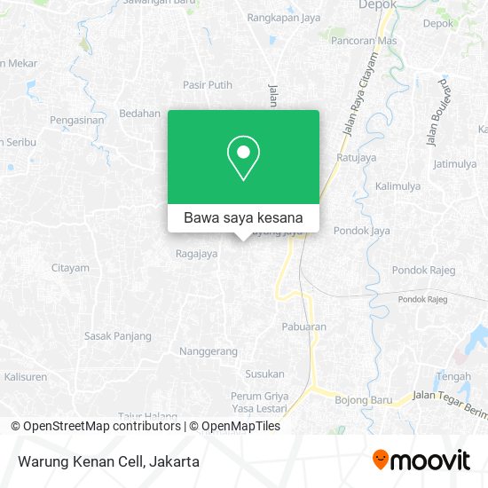 Peta Warung Kenan Cell