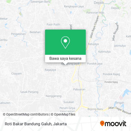 Peta Roti Bakar Bandung Galuh