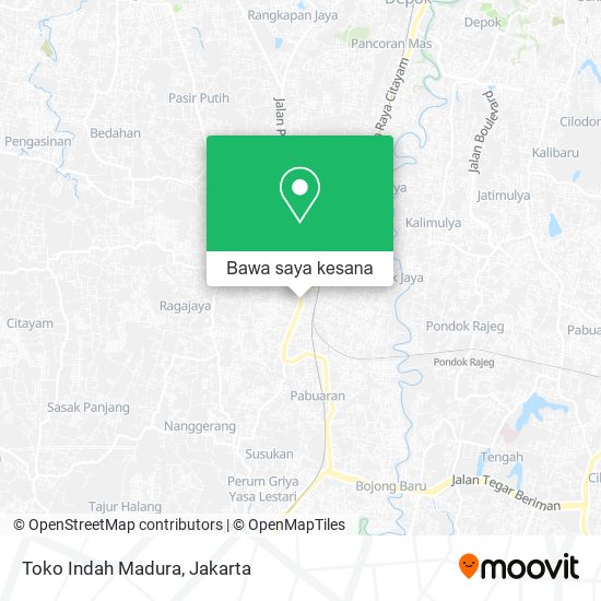 Peta Toko Indah Madura