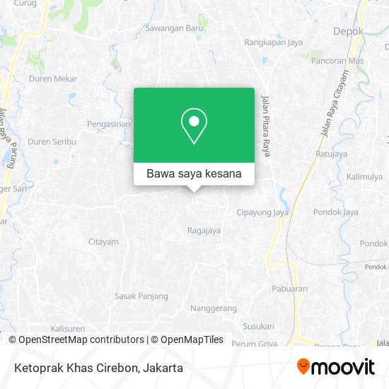 Peta Ketoprak Khas Cirebon