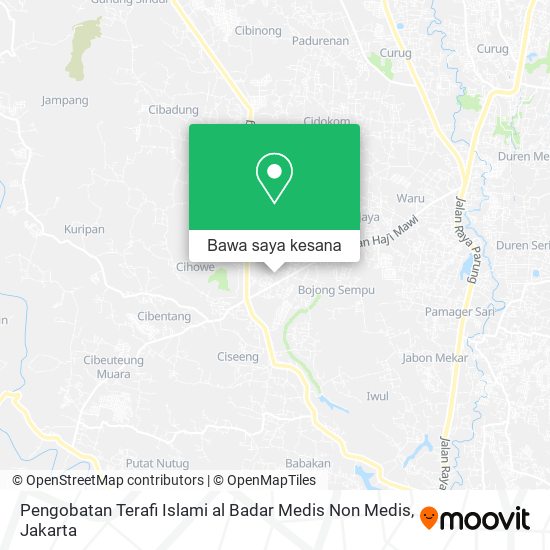 Peta Pengobatan Terafi Islami al Badar Medis Non Medis