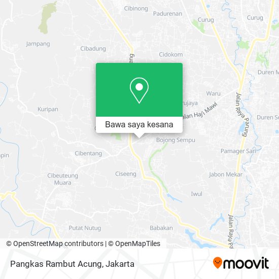Peta Pangkas Rambut Acung