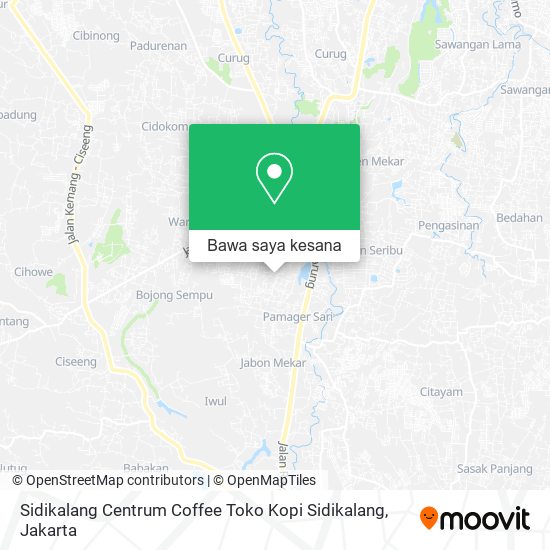 Peta Sidikalang Centrum Coffee Toko Kopi Sidikalang