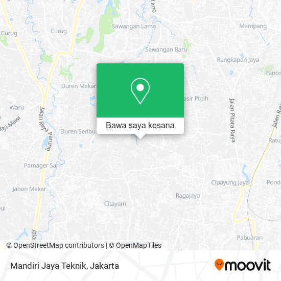 Peta Mandiri Jaya Teknik