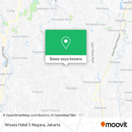 Peta Wisata Halal 3 Negara