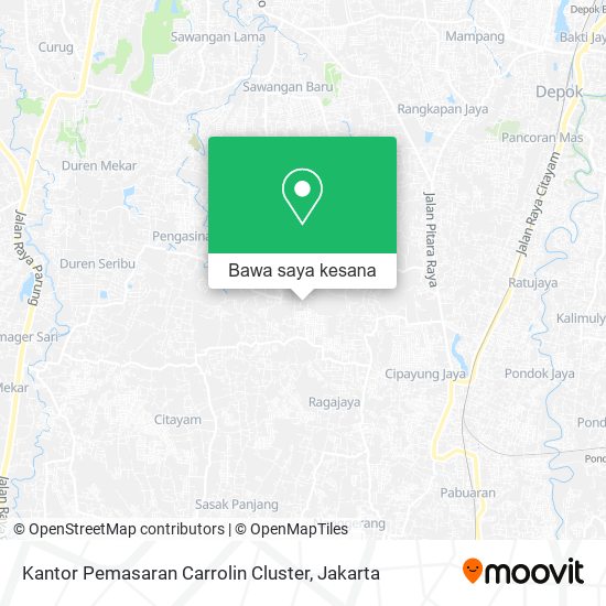 Peta Kantor Pemasaran Carrolin Cluster
