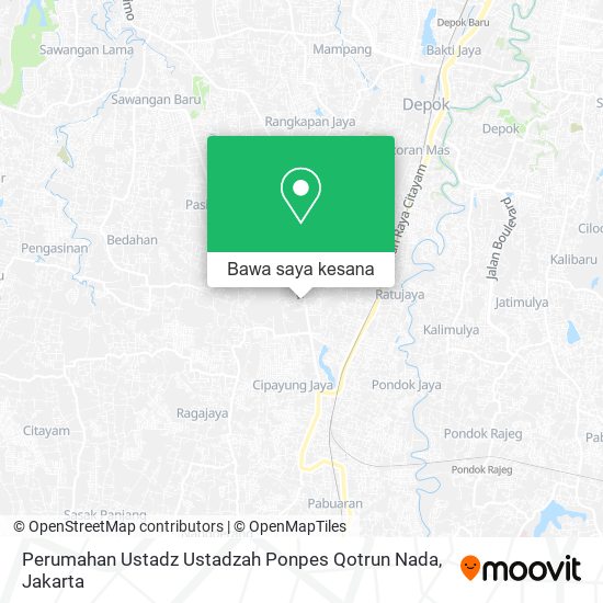 Peta Perumahan Ustadz Ustadzah Ponpes Qotrun Nada