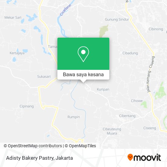 Peta Adisty Bakery Pastry