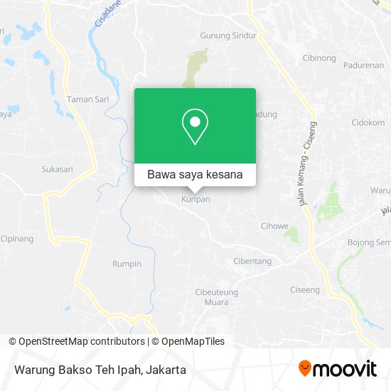 Peta Warung Bakso Teh Ipah