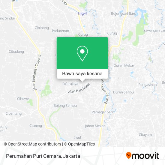 Peta Perumahan Puri Cemara