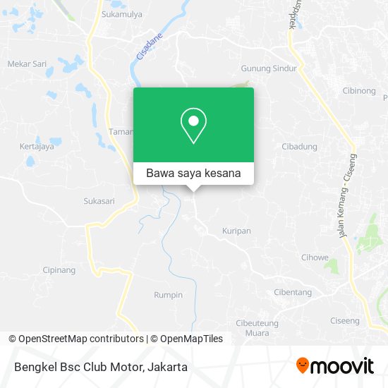 Peta Bengkel Bsc Club Motor