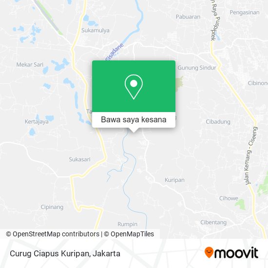 Peta Curug Ciapus Kuripan