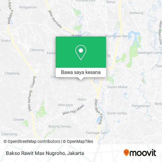 Peta Bakso Rawit Mas Nugroho