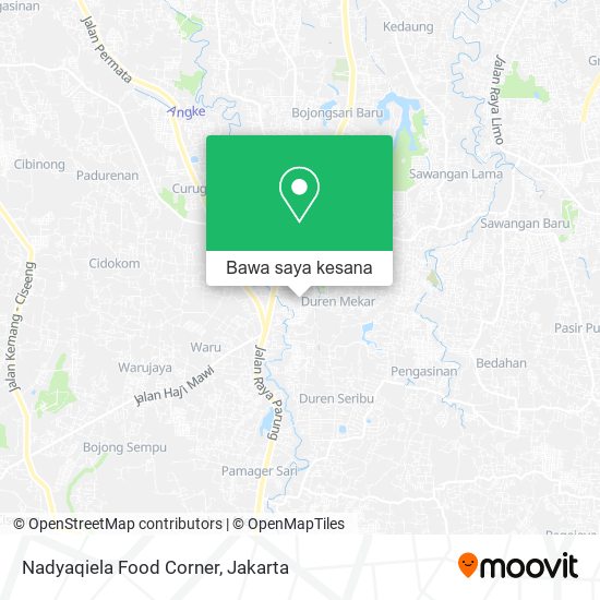 Peta Nadyaqiela Food Corner