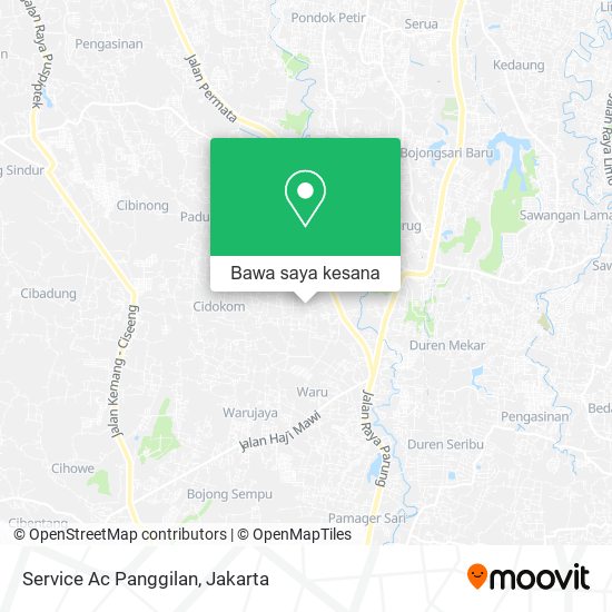 Peta Service Ac Panggilan