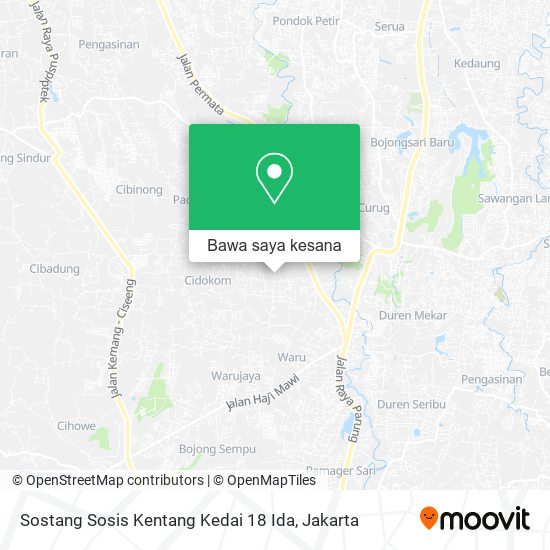 Peta Sostang Sosis Kentang Kedai 18 Ida