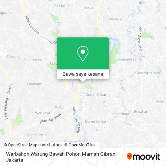 Peta Warbahon Warung Bawah Pohon Mamah Gibran