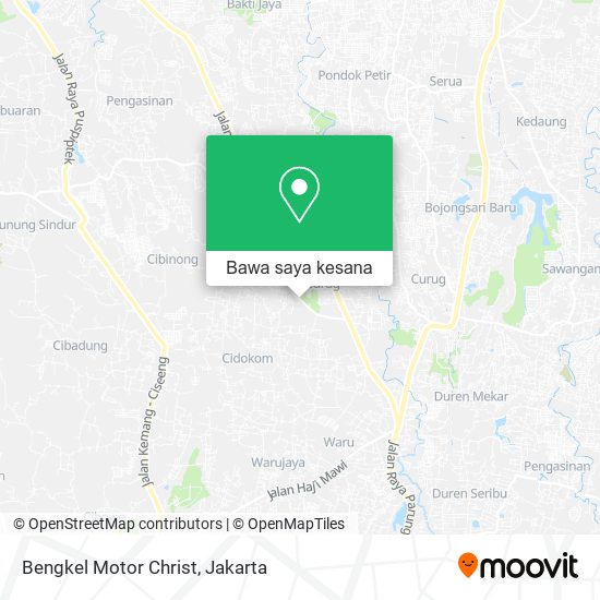 Peta Bengkel Motor Christ