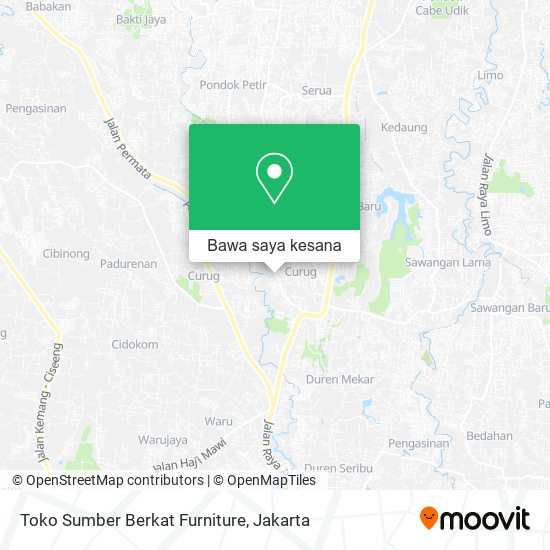 Peta Toko Sumber Berkat Furniture