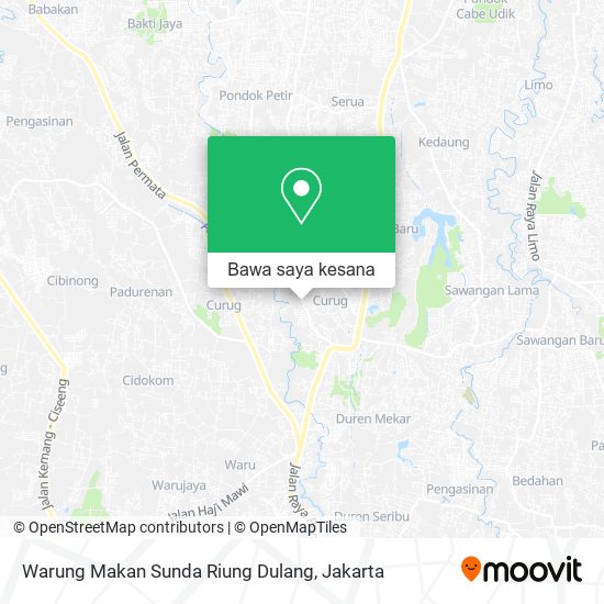 Peta Warung Makan Sunda Riung Dulang