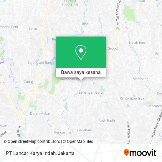 Peta PT Lancar Karya Indah