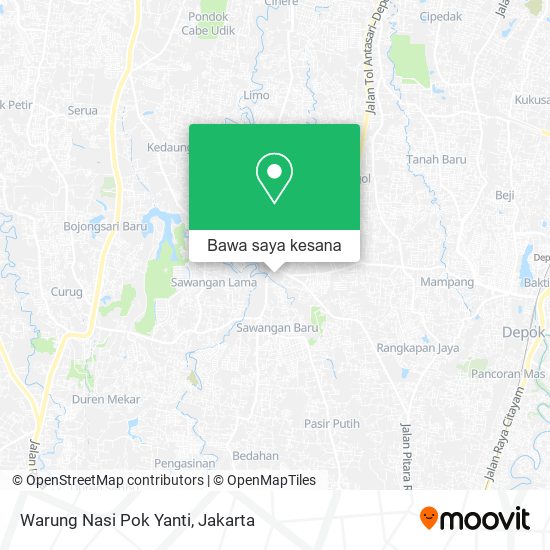 Peta Warung Nasi Pok Yanti