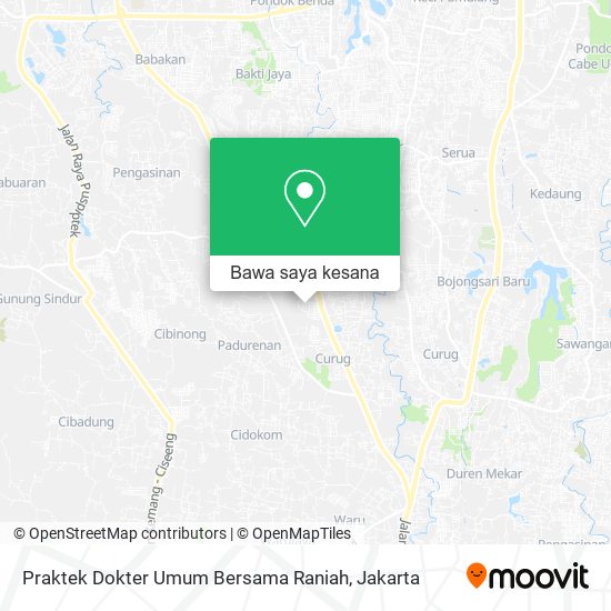 Peta Praktek Dokter Umum Bersama Raniah