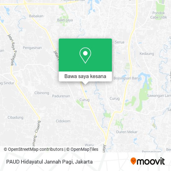Peta PAUD Hidayatul Jannah Pagi