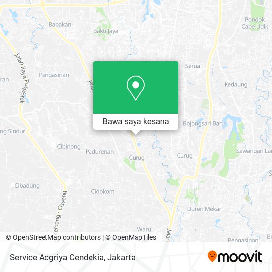 Peta Service Acgriya Cendekia