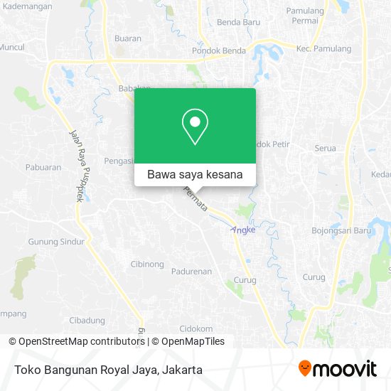 Peta Toko Bangunan Royal Jaya