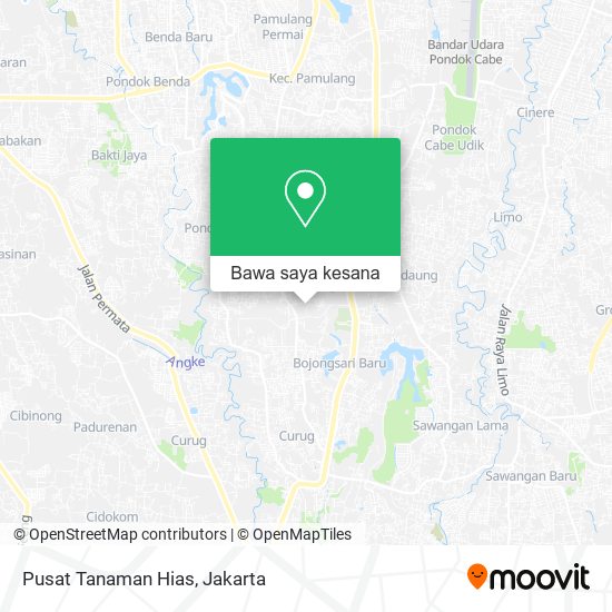 Peta Pusat Tanaman Hias