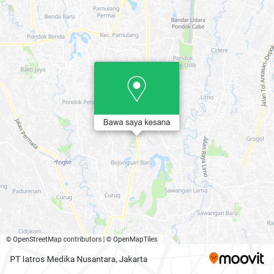 Peta PT Iatros Medika Nusantara