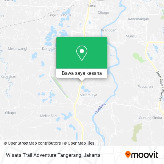 Peta Wisata Trail Adventure Tangerang
