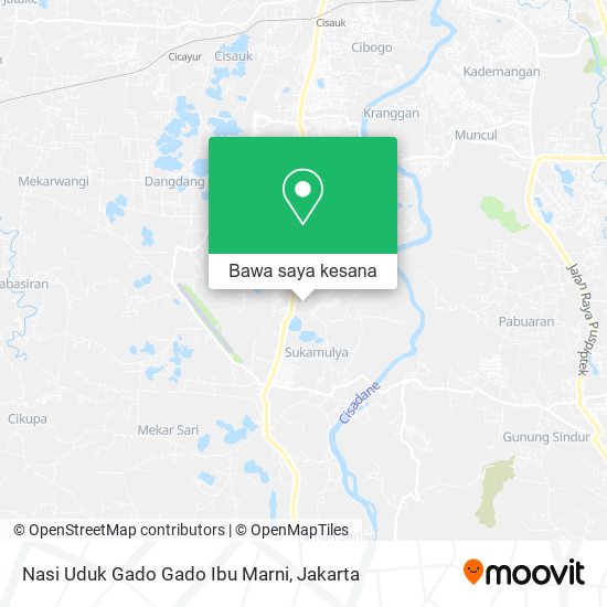 Peta Nasi Uduk Gado Gado Ibu Marni