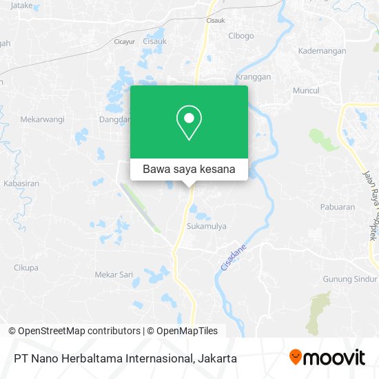 Peta PT Nano Herbaltama Internasional