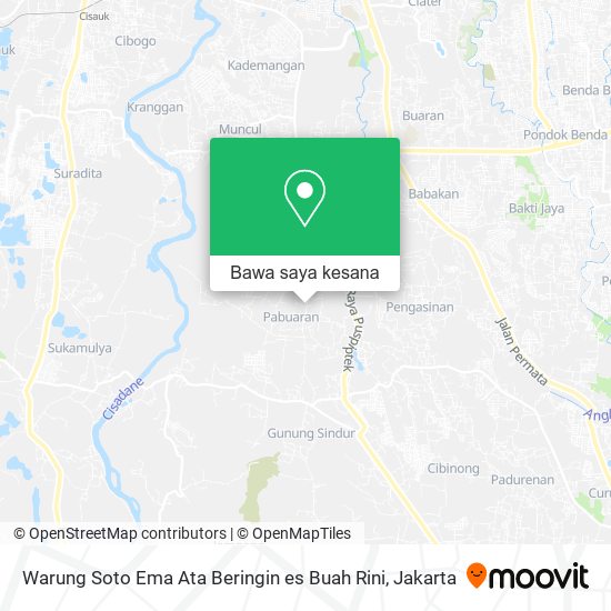 Peta Warung Soto Ema Ata Beringin es Buah Rini