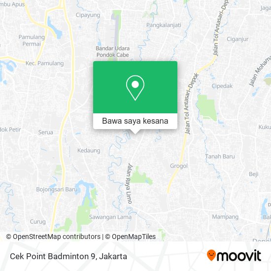 Peta Cek Point Badminton 9