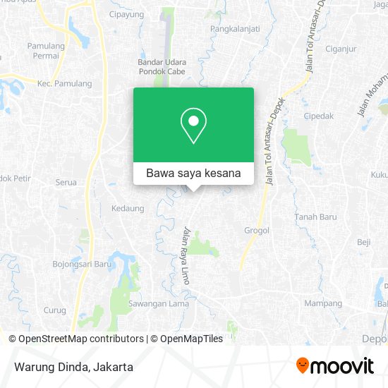 Peta Warung Dinda