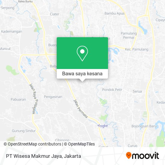 Peta PT Wisesa Makmur Jaya