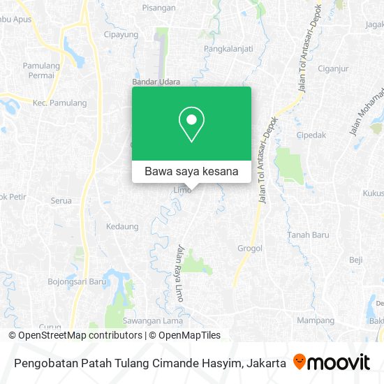 Peta Pengobatan Patah Tulang Cimande Hasyim