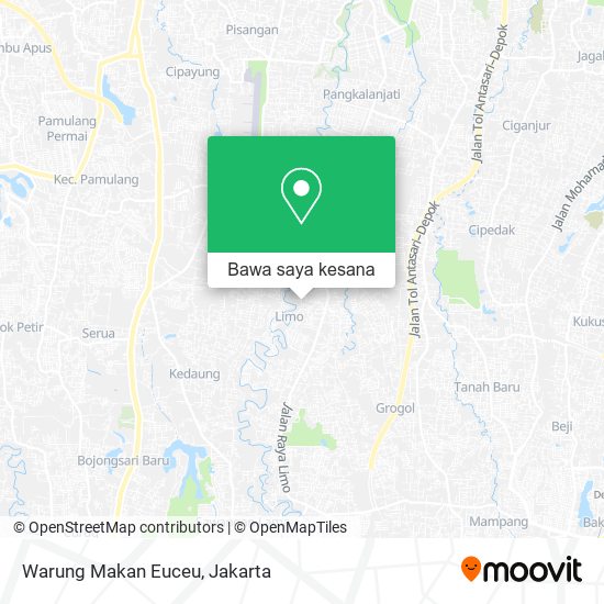 Peta Warung Makan Euceu