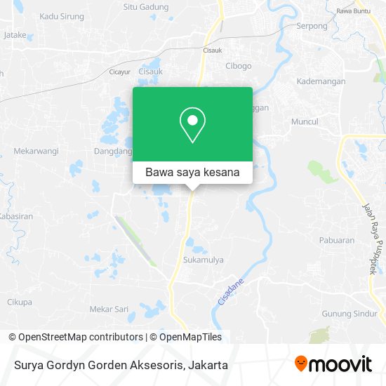 Peta Surya Gordyn Gorden Aksesoris