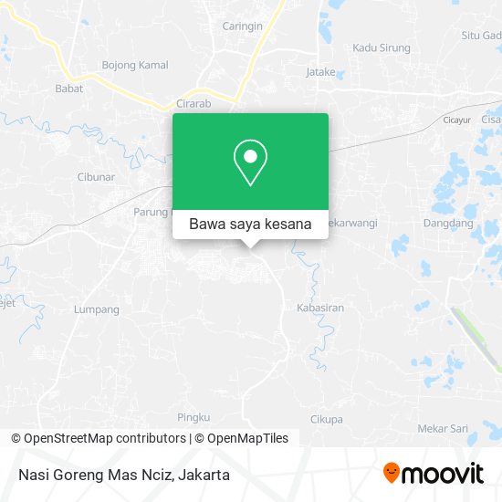 Peta Nasi Goreng Mas Nciz