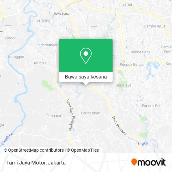 Peta Tami Jaya Motor