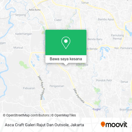 Peta Asca Craft Galeri Rajut Dan Outsole