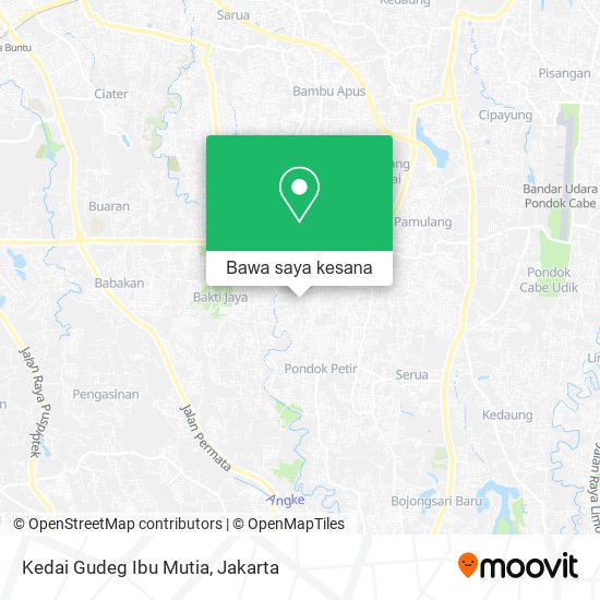 Peta Kedai Gudeg Ibu Mutia