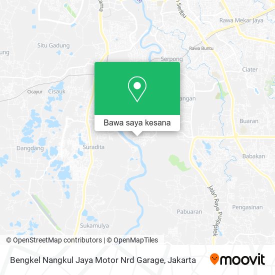 Peta Bengkel Nangkul Jaya Motor Nrd Garage