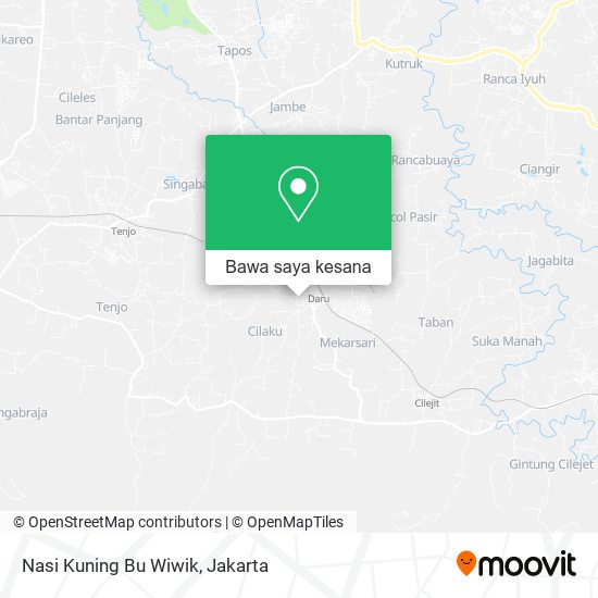 Peta Nasi Kuning Bu Wiwik