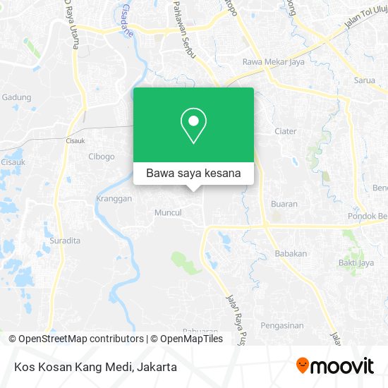 Peta Kos Kosan Kang Medi