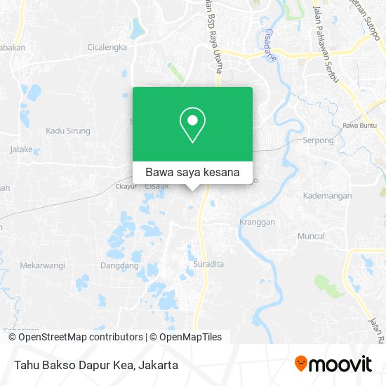 Peta Tahu Bakso Dapur Kea